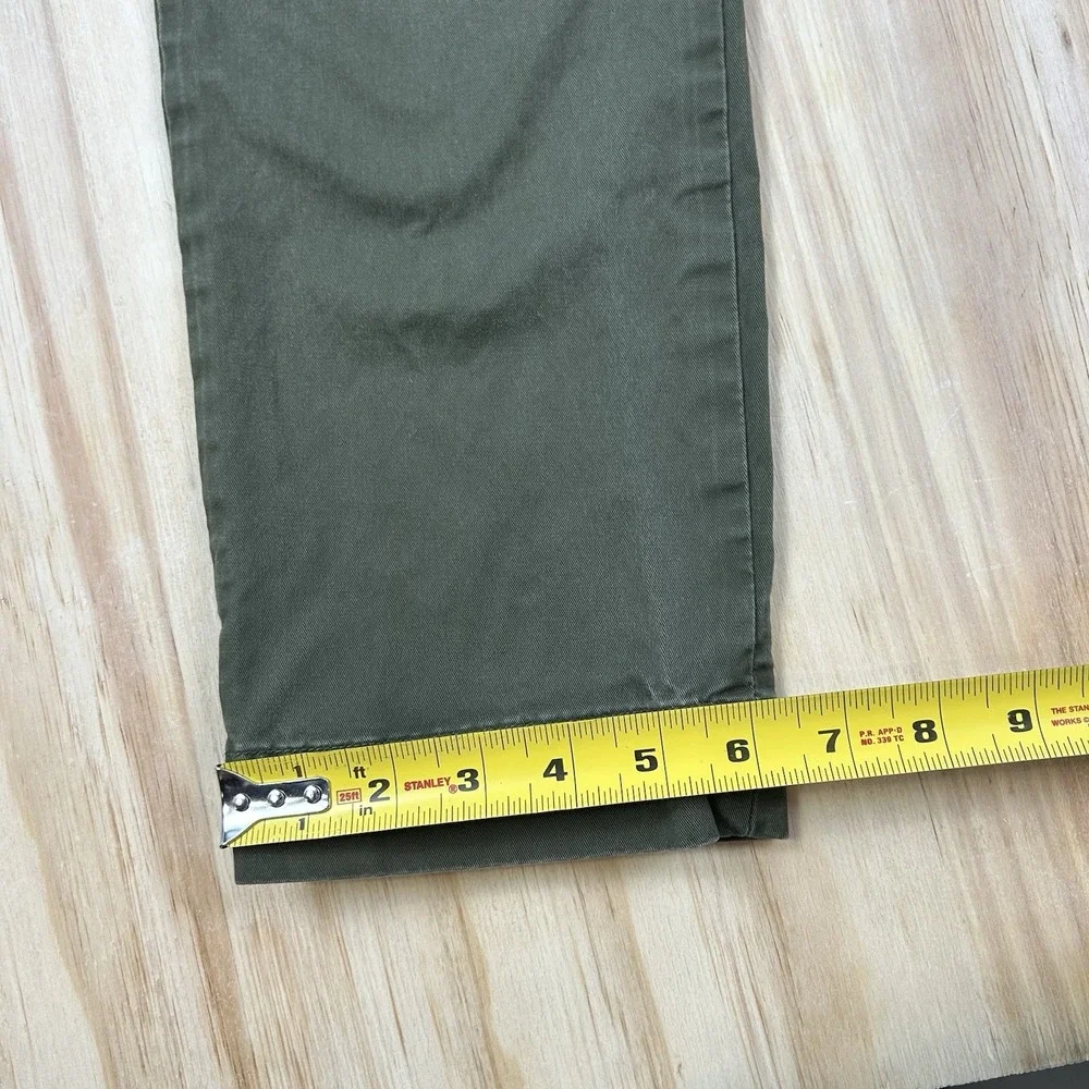 Polo Ralph Lauren Pants FIT 29x28 OG Green Chino Stretch Slim Fit Casual Tapered